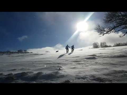Le Puy de Sancy en randonnée l&#039;hiver