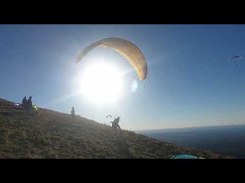 Décollage parapente puy de dôme