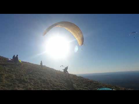 Décollage parapente puy de dôme