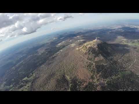 Parapente au Puy de Dôme - vol thermique