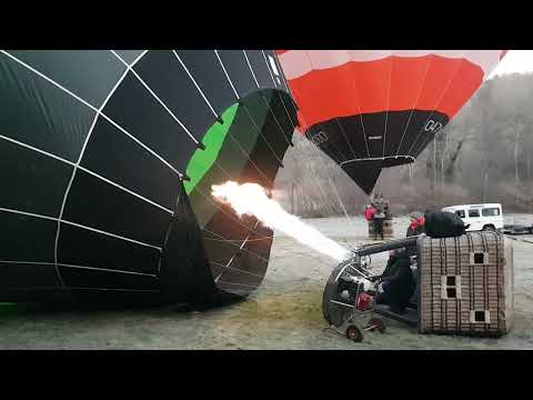 gonflage montgolfière en Auvergne