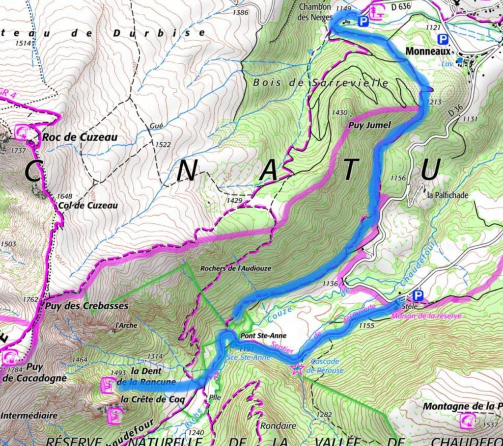 marche d'approche Dent de la Rancune
