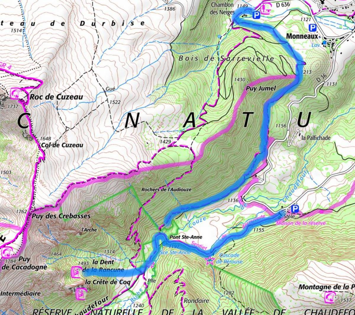 marche d'approche Dent de la Rancune