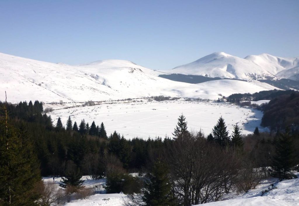 lac du Guéry en hiver