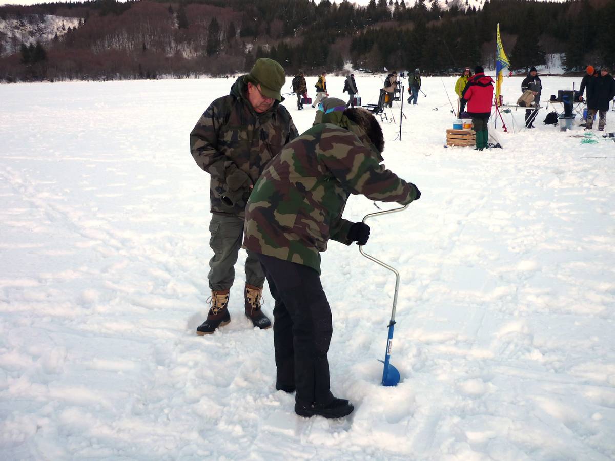 Pêche blanche au Lac du Guéry Sport Sensation