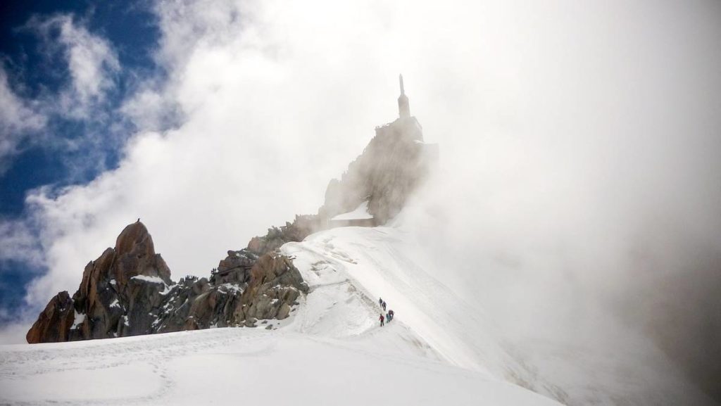 arete aiguille du midi