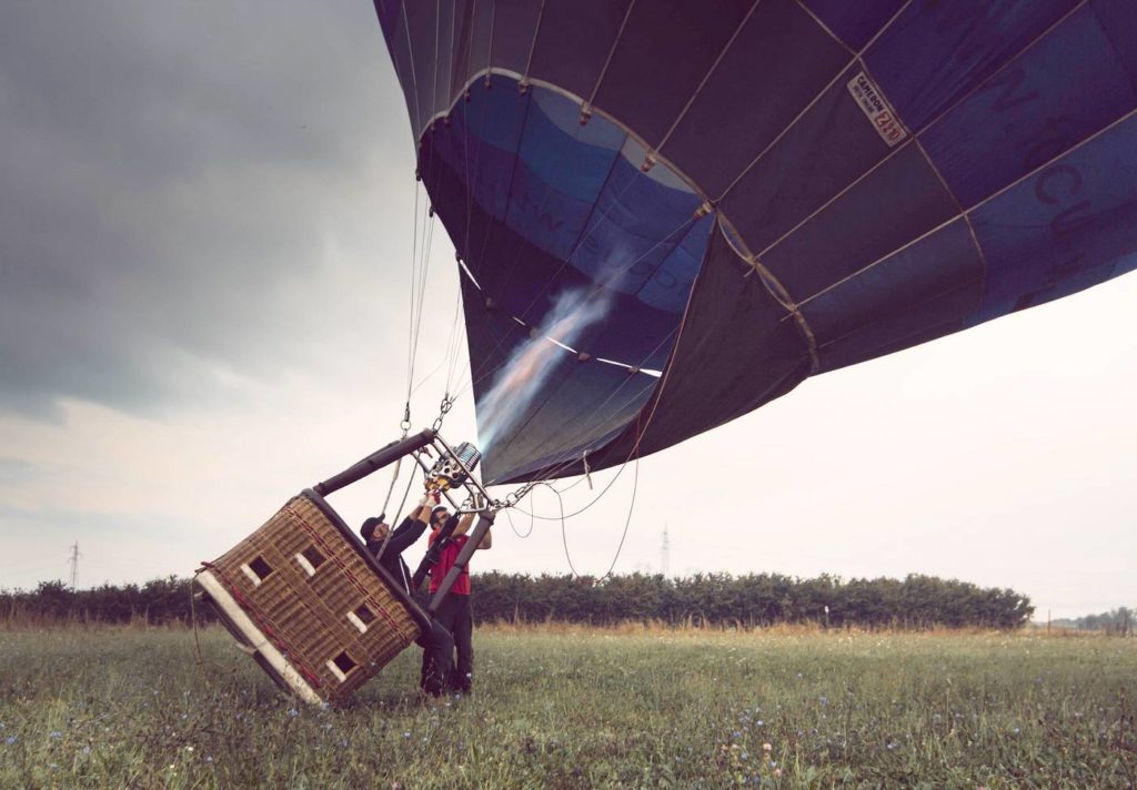 bruleur gonflage montgolfiere