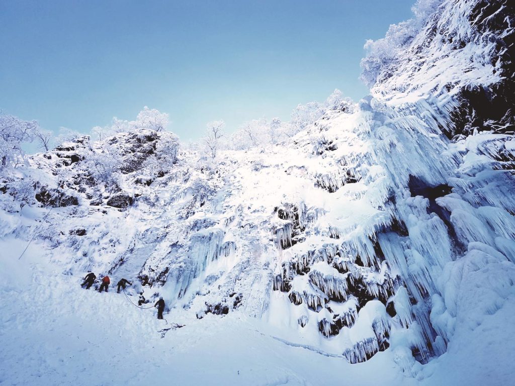 cascade de glace du Sancy