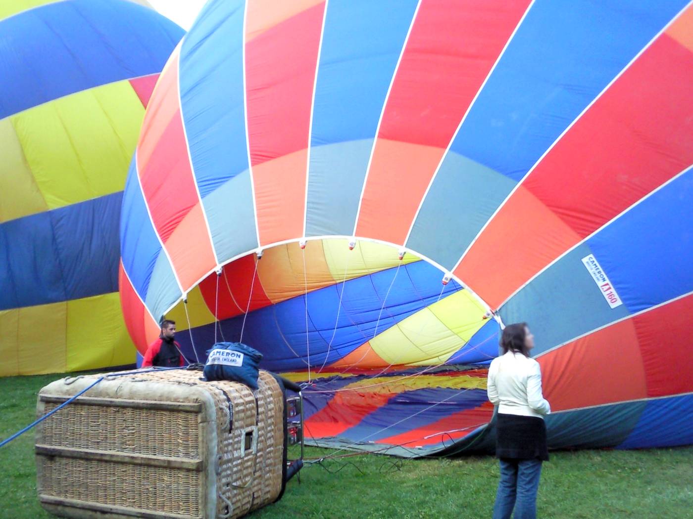 pré gonflage d'un ballon