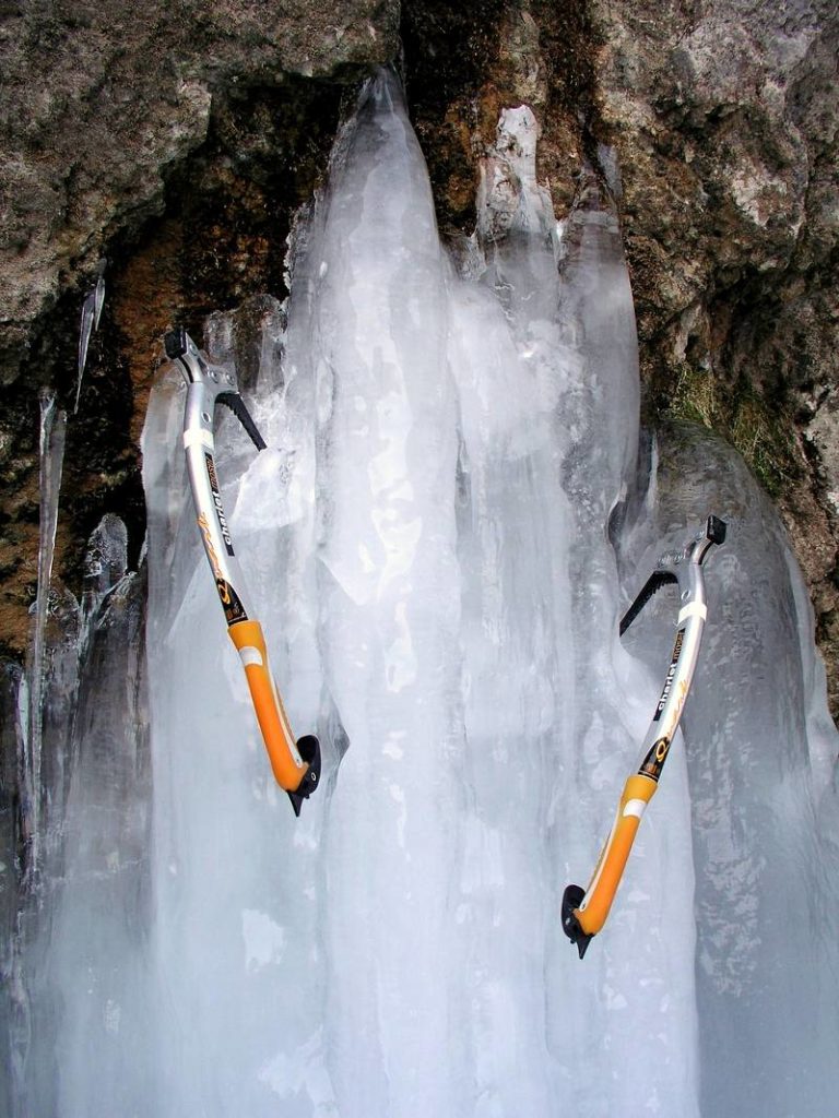 piolets de cascade de glace