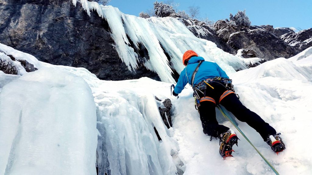 initiation à la cascade de glace