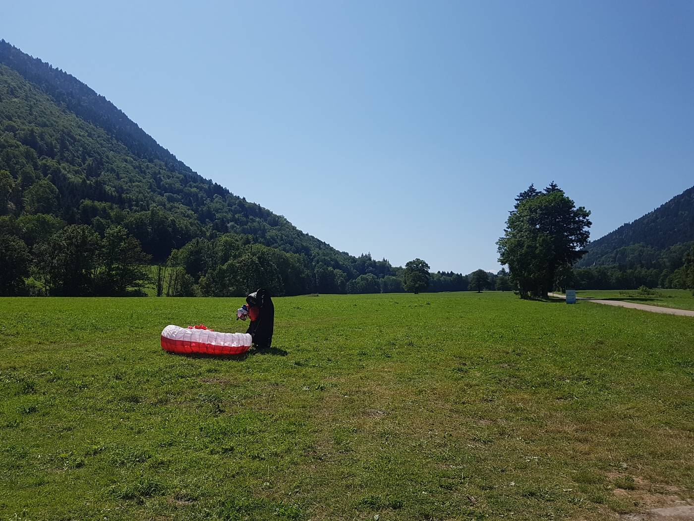 atterrisasge parapente annecy sambuy col de tamié