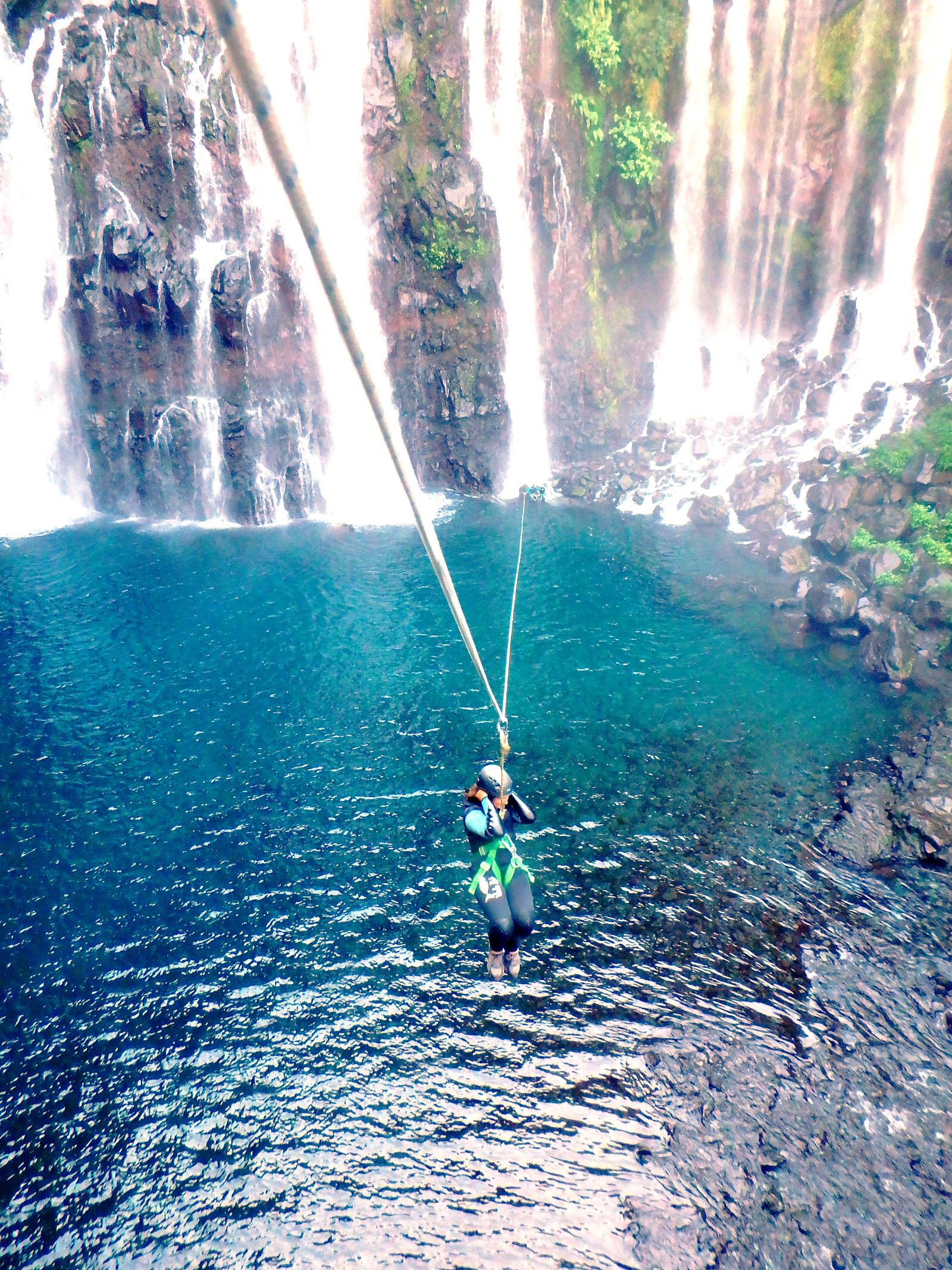 tyrolienne Canyoning La Réunion