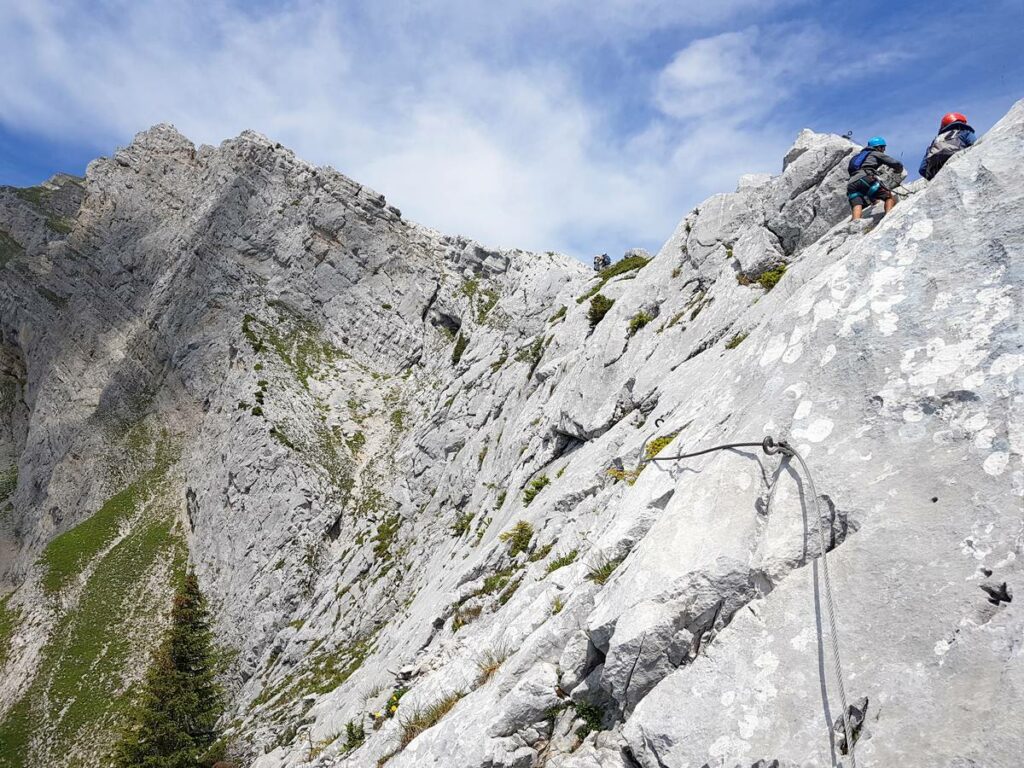 ambiance via ferrata grand bornand