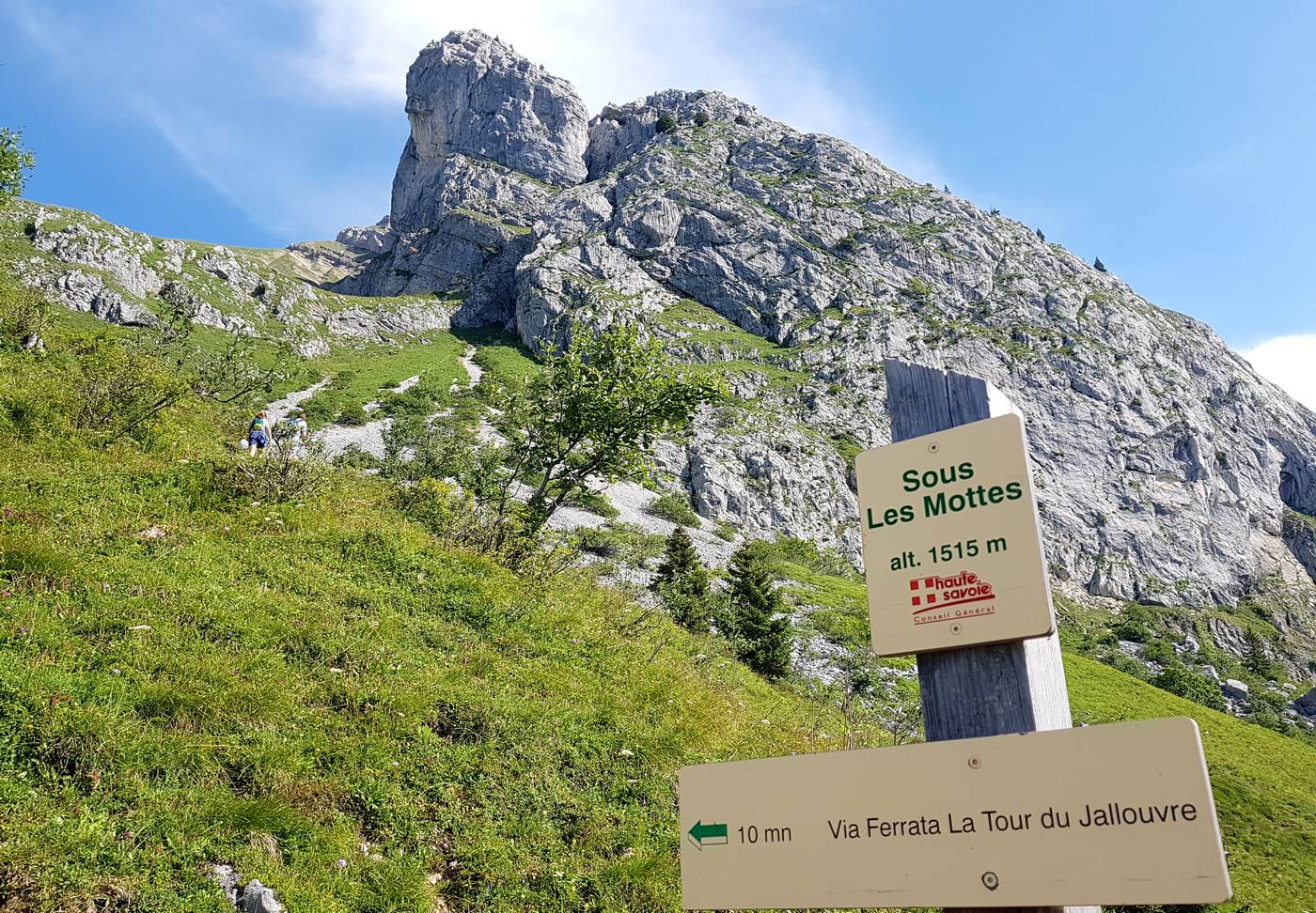 départ via ferrata du Jalouvre