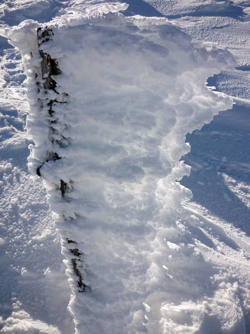 drapeau de glace et de givre Sancy