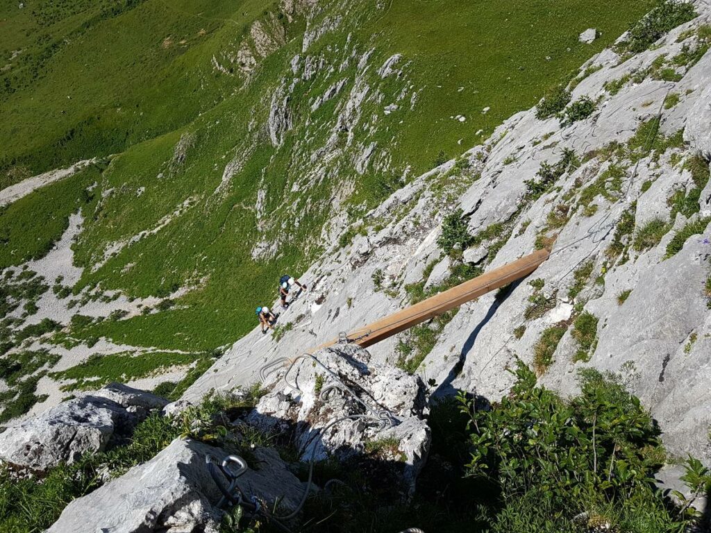 poutre via ferrata jalouvre