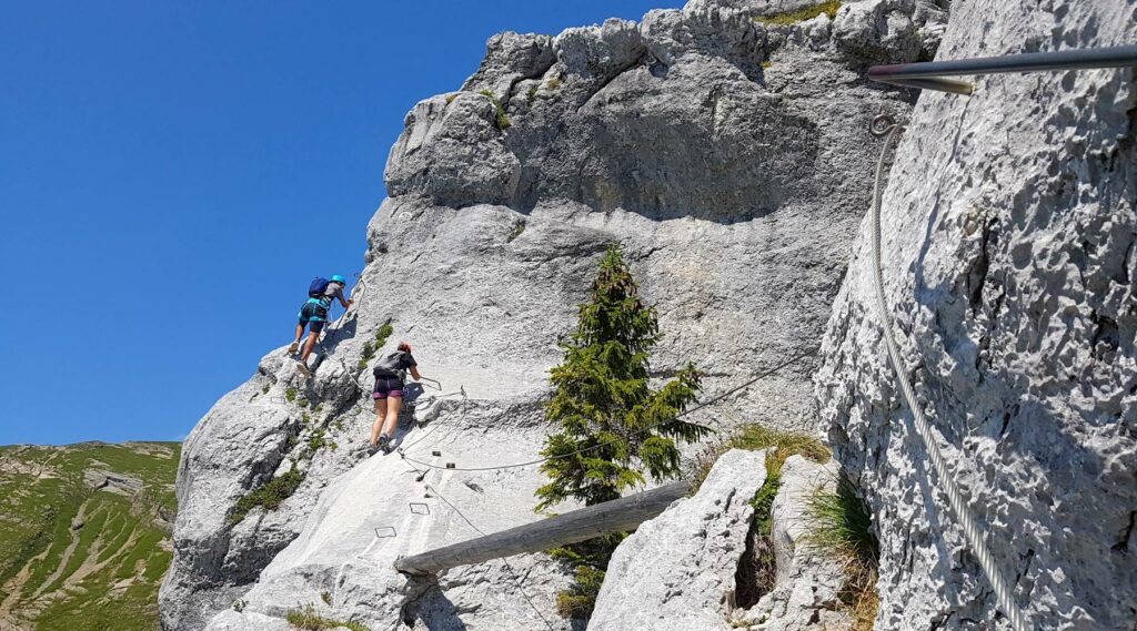 via ferrata grand bornand