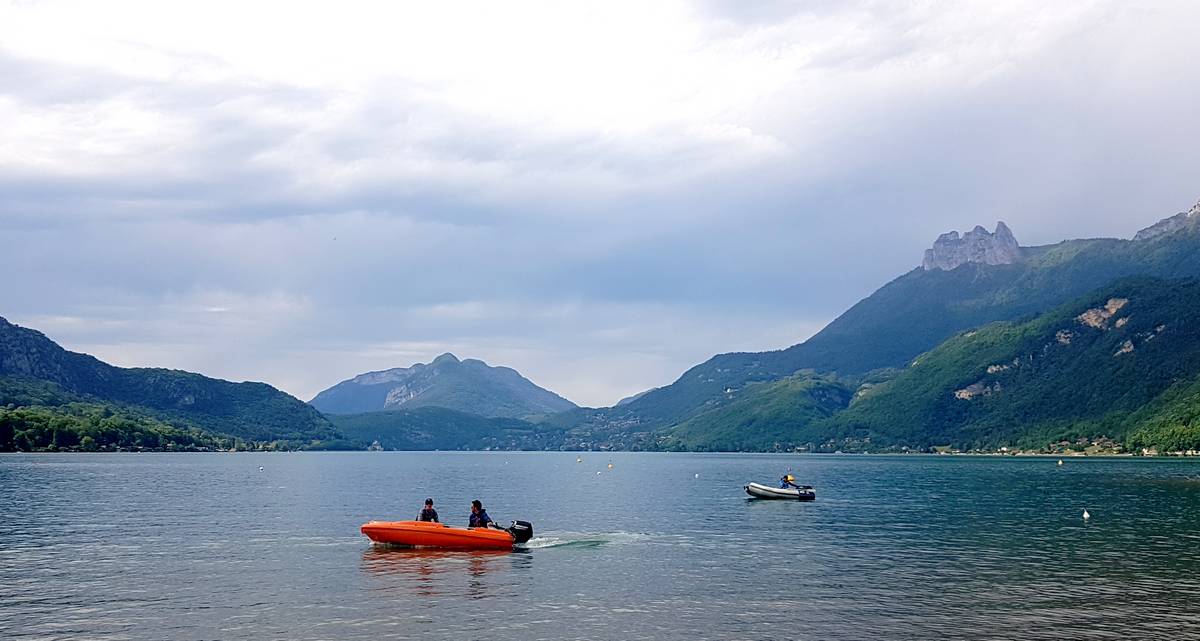 bateau secours siv parapente Annecy