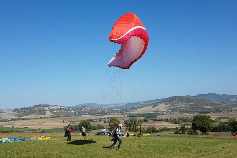 fermeture frontale en parapente