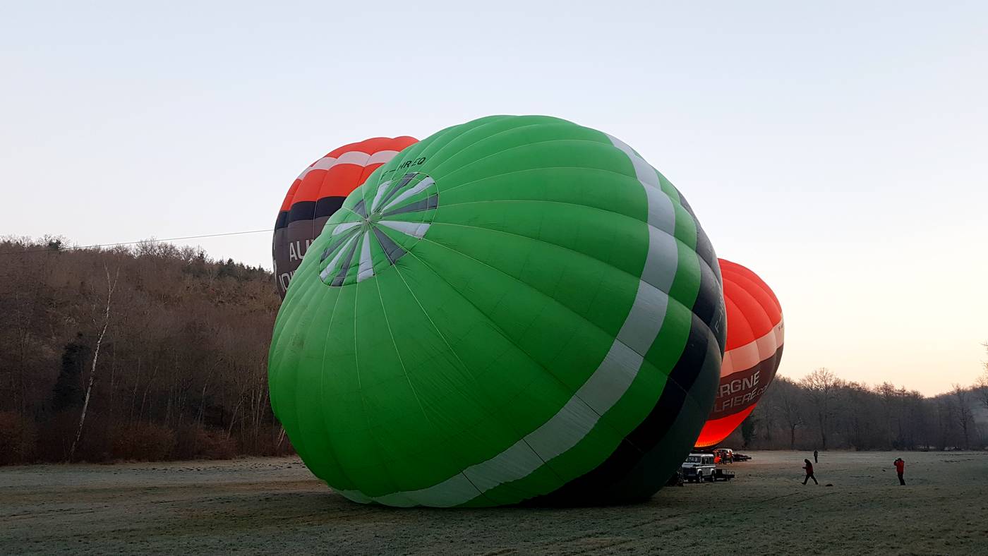 gonflage montgolfière