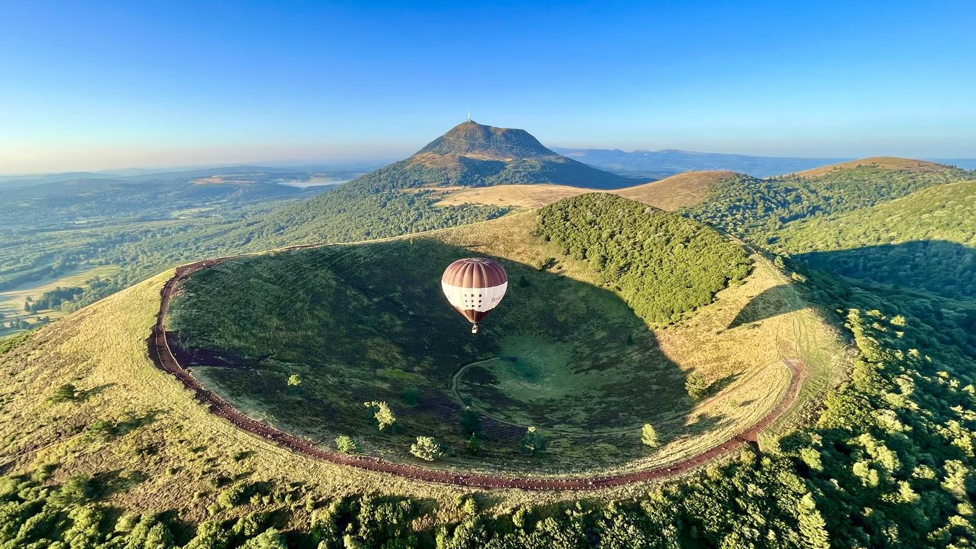 montgolfière puy du Pariou