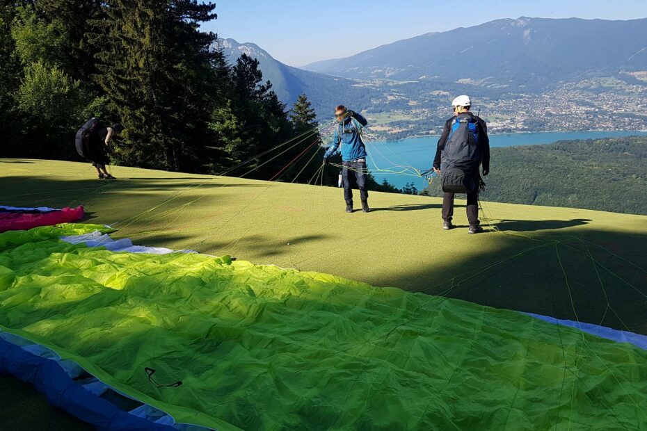 débuter le parapente