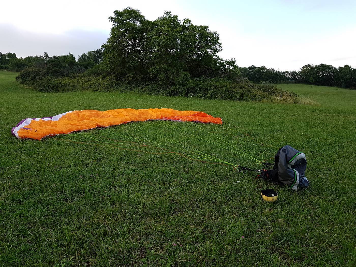 matériel pour débuter le parapente