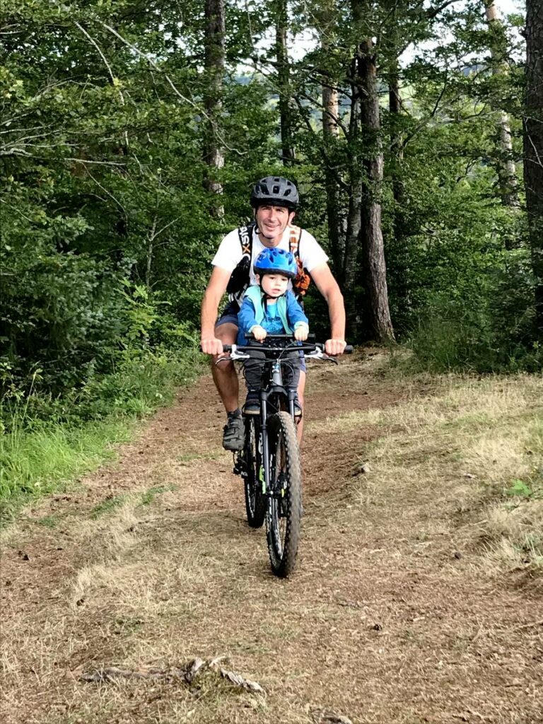 Vtt au Puy de Dôme familiale