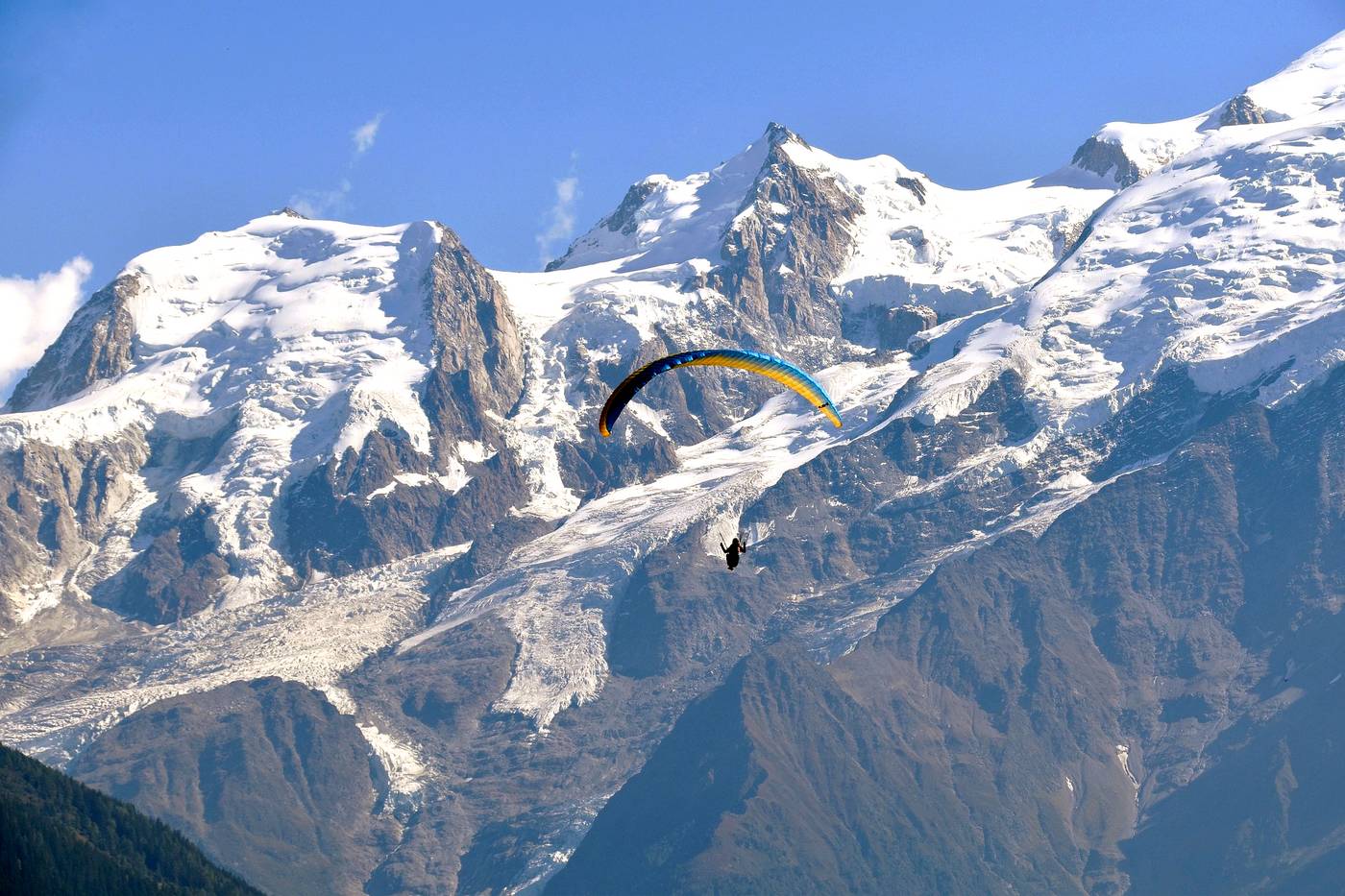 Baptême parapente à Chamonix