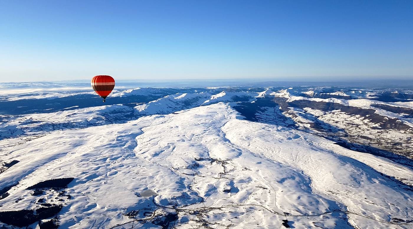 balade en ballon en Auvergne