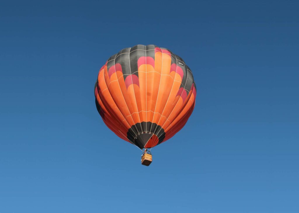 balade en montgolfière