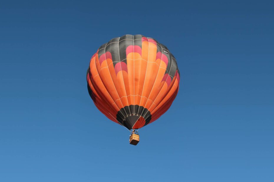 balade en montgolfière