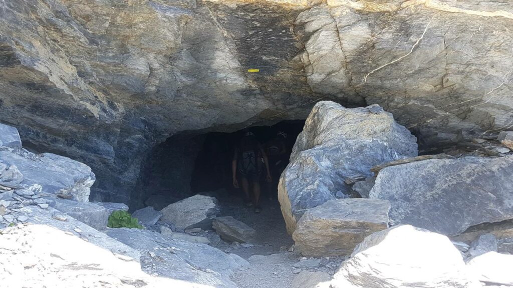 entrée du tunnel du roc des vents