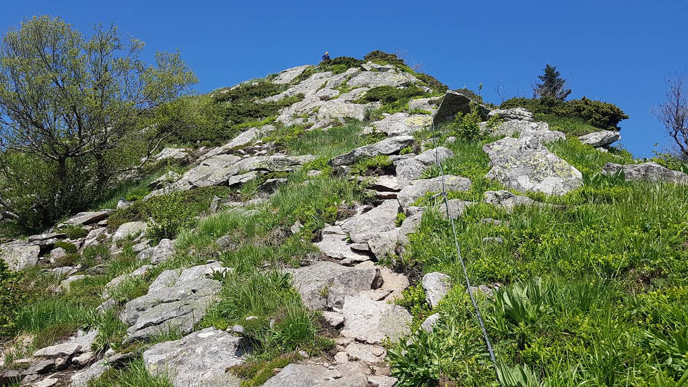 fin de la via ferrata du capucin