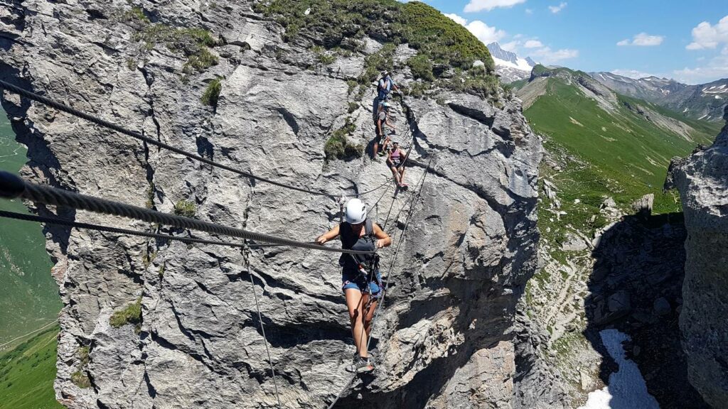 le pont népalais via ferrata roc des vents