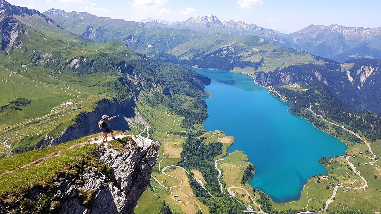 panorama via ferrata roc des vents