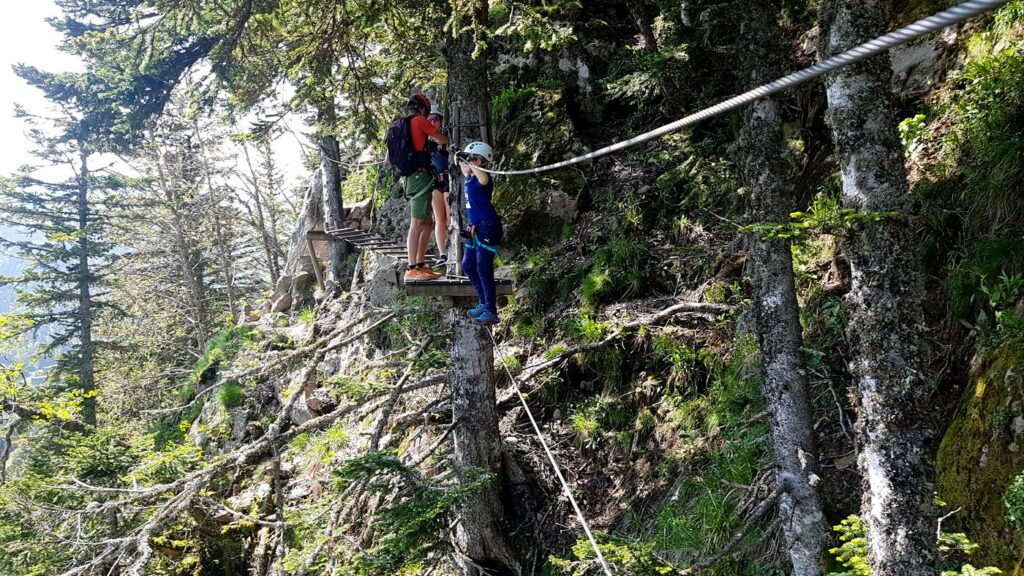 pont de singe via ferrata