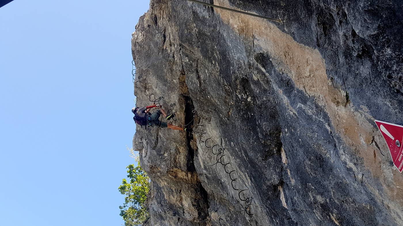 sortie déversante via ferrata Thônes