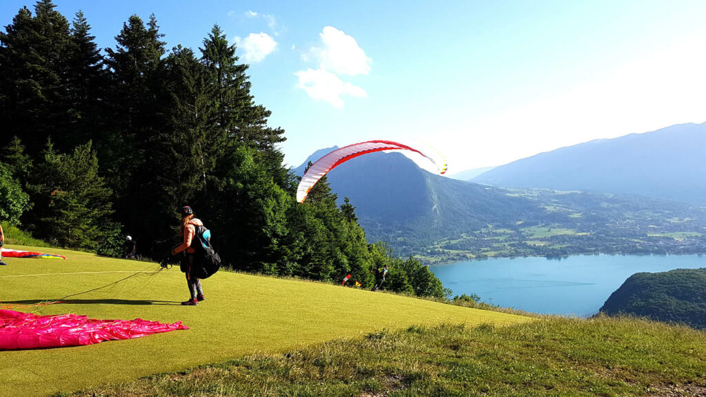 baptême parapente Planfait Annecy