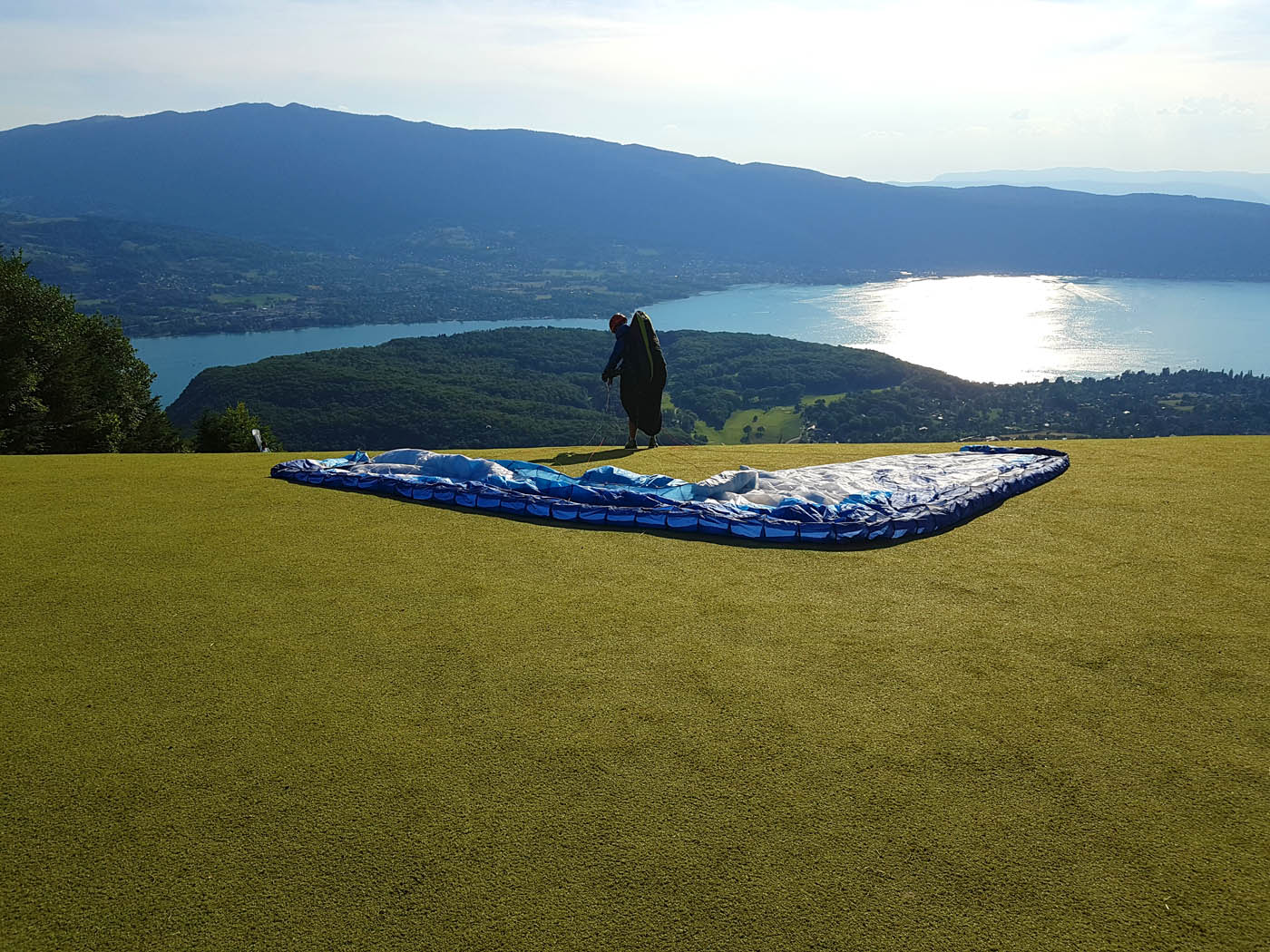 décollage parapente Planfait Annecy