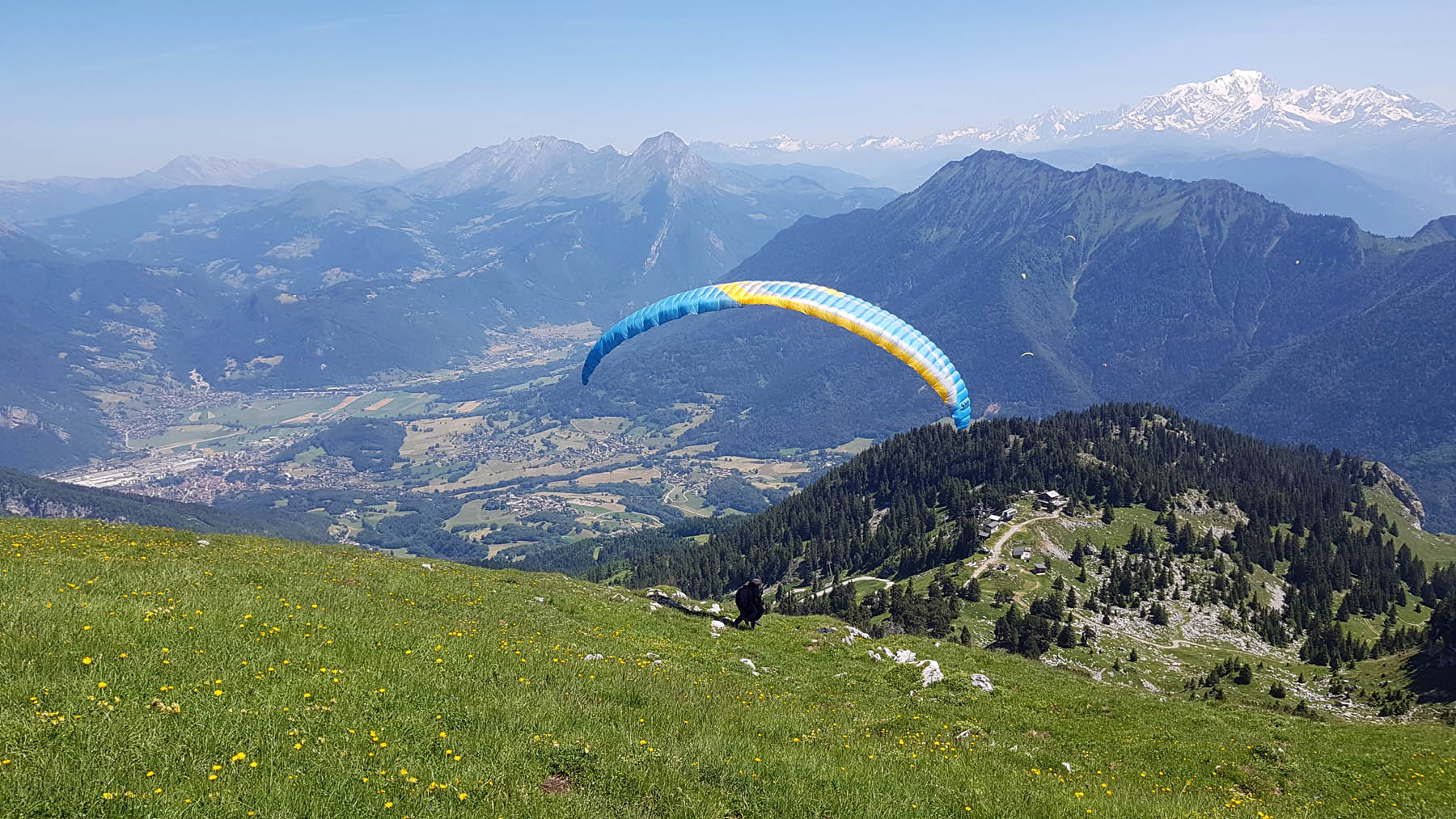 vol parapente bauges savoie