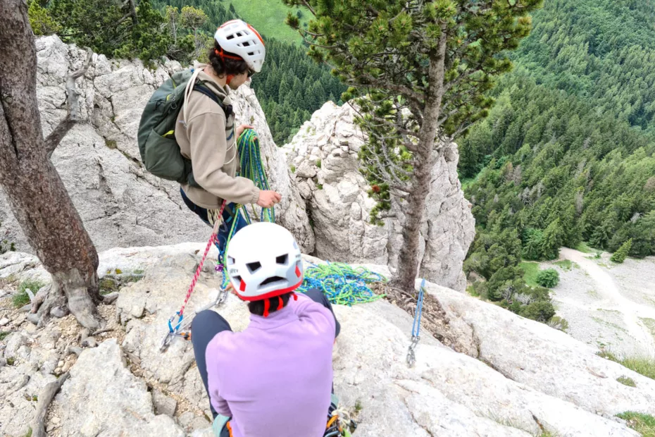 relais rappel final mont aiguille