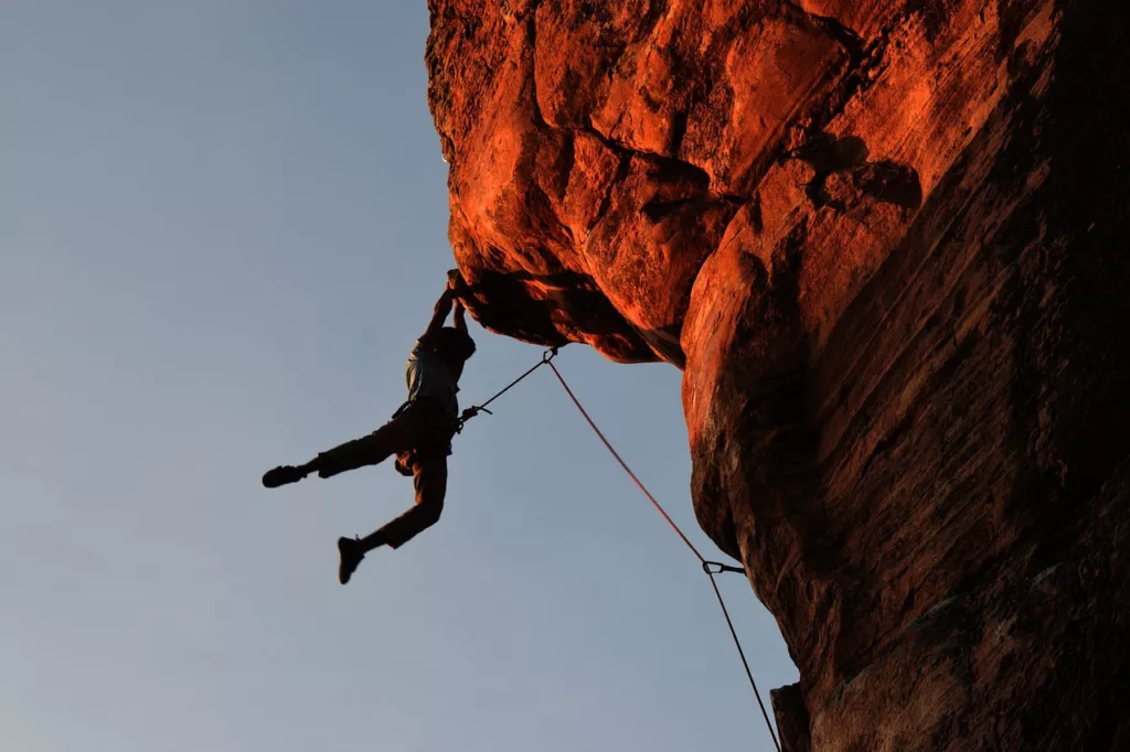 escalade de falaise