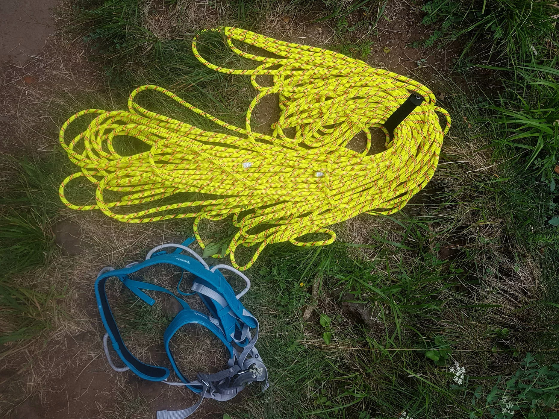 baudrier escalade et corde
