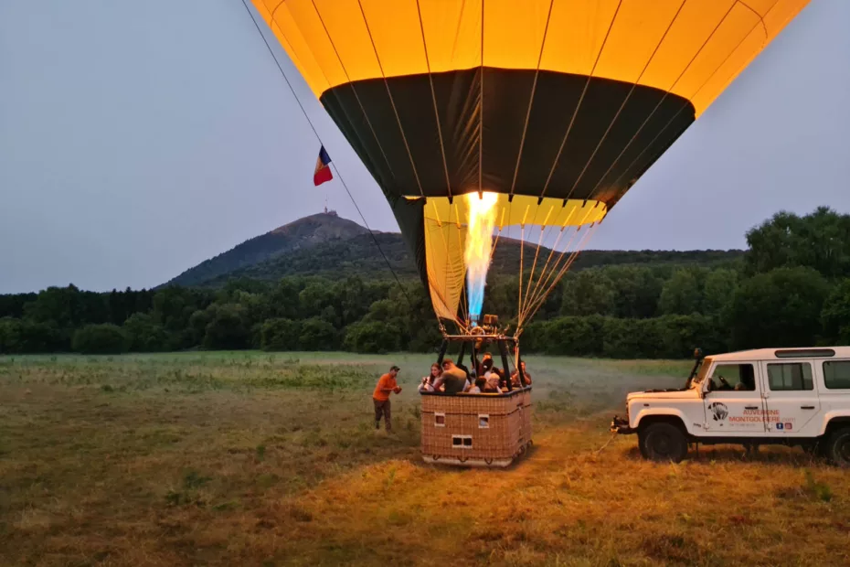 auvergne montgolfière