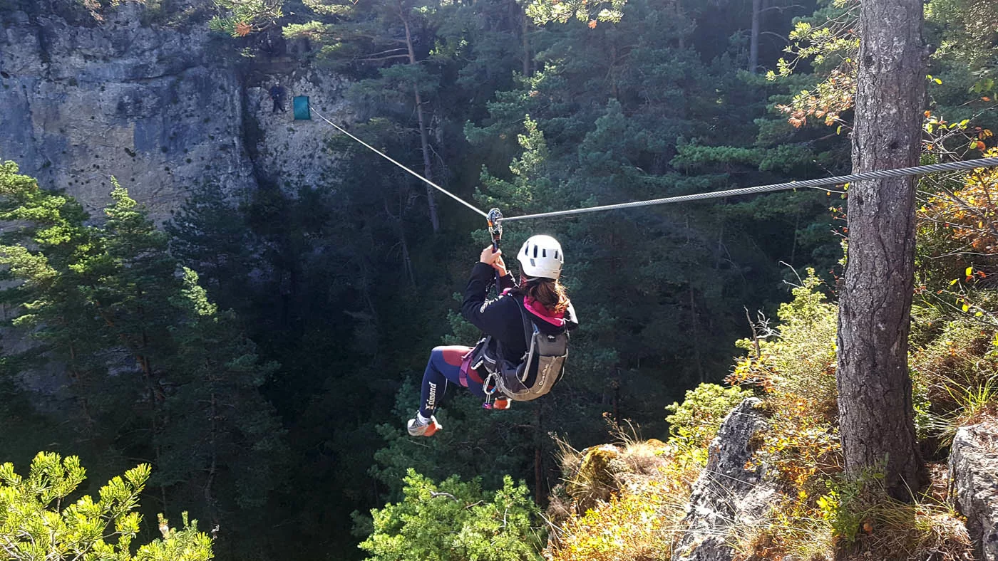 tyrolienne la Canourgue
