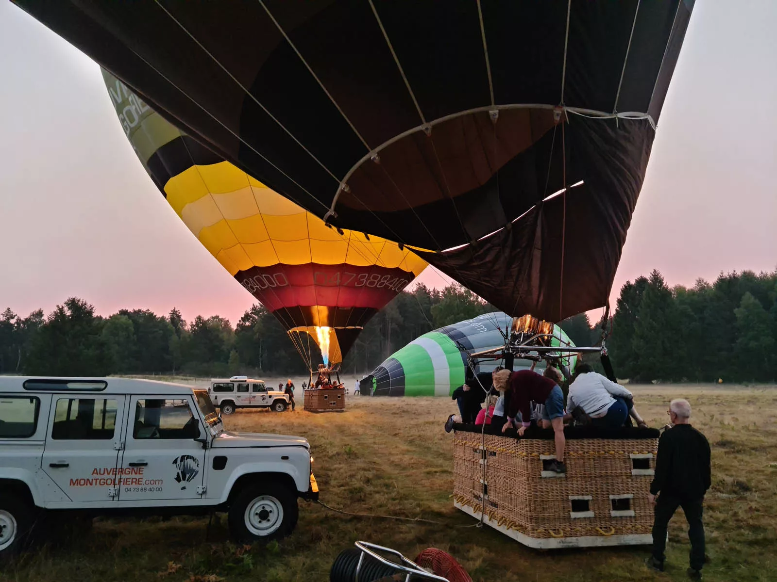 vol avec auvergne montgolfière