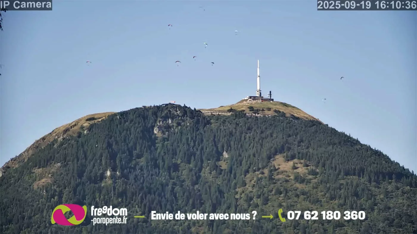 vue de la webcam Freedom Parapente
