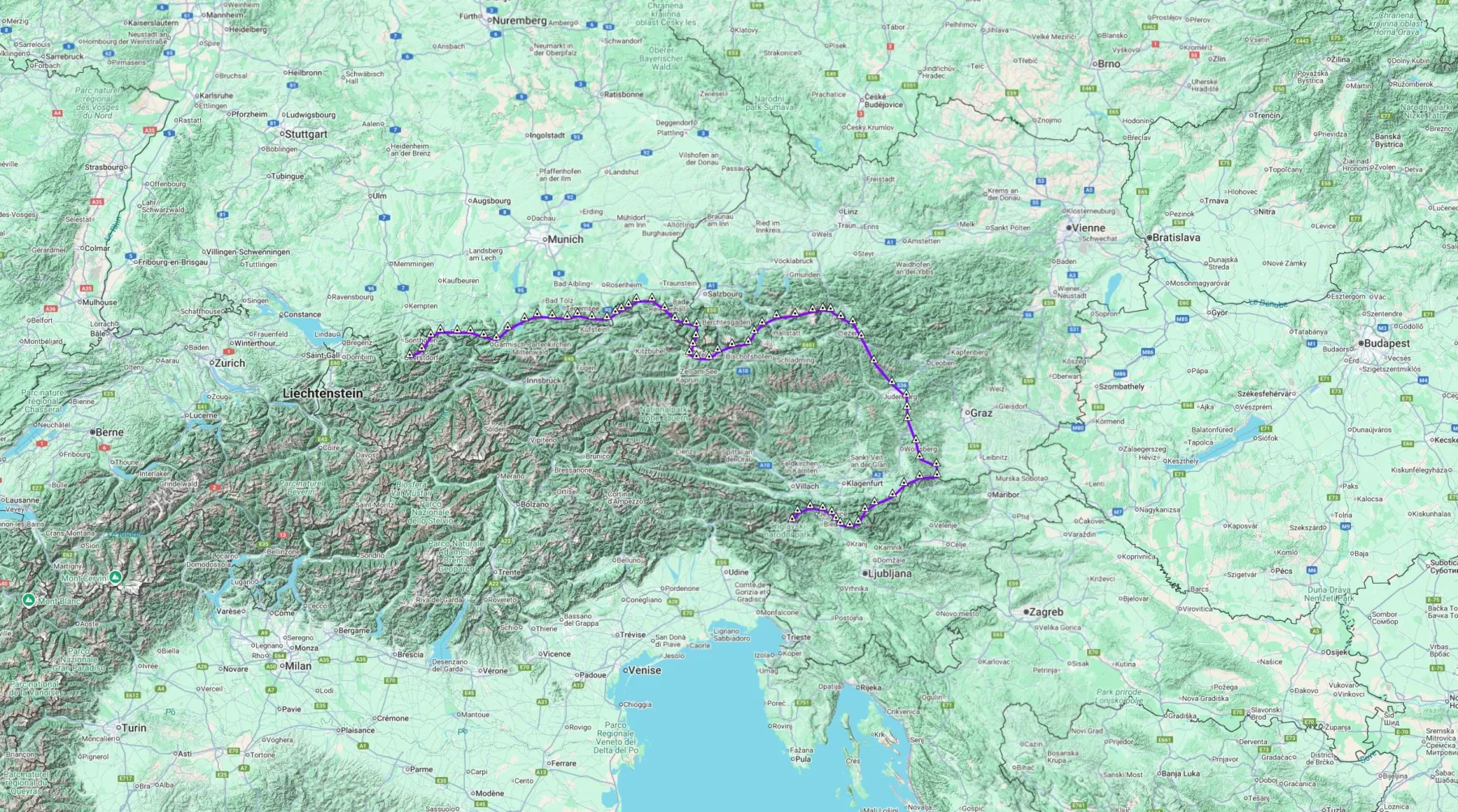 via alpina itinéraire violet